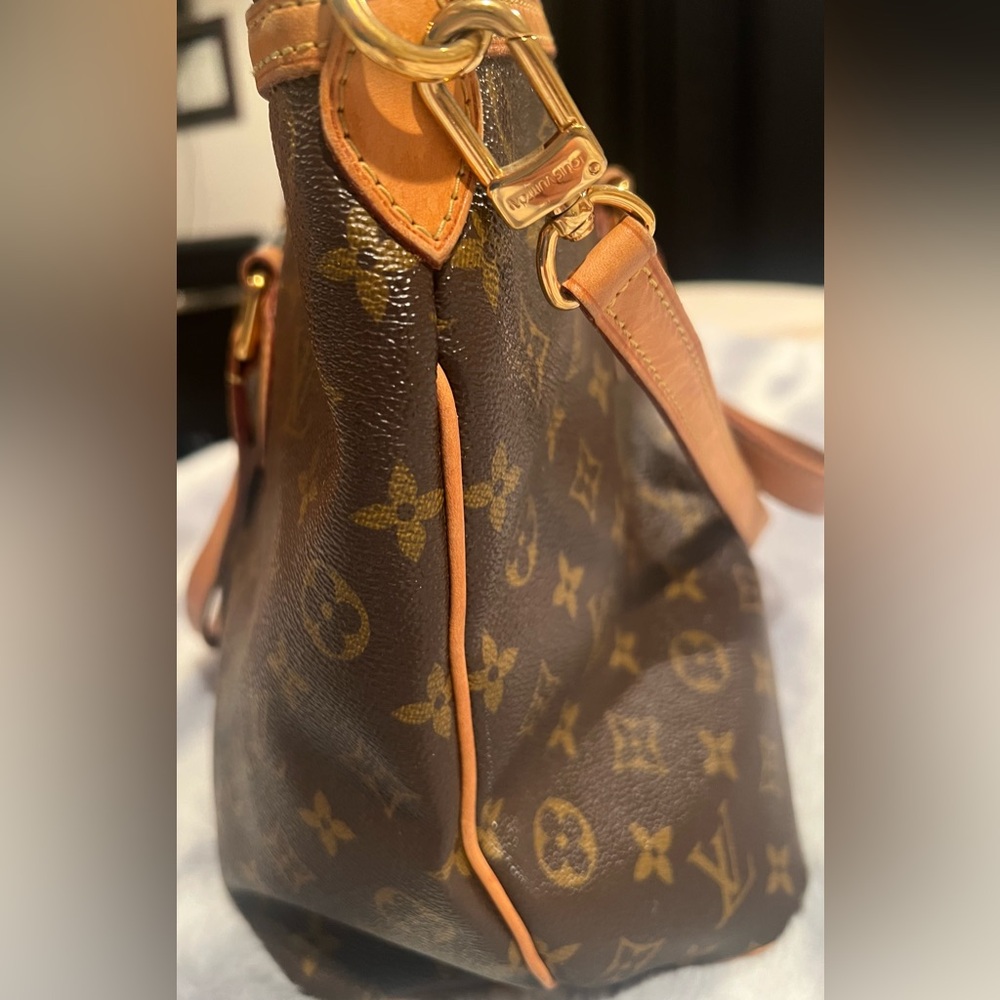AS IS ….Louis  Vuitton Palermo Classic Brown Monogram Bag- SM TEAR BOTTOM OF BAG - Picture 8 of 15